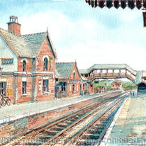 Bewdley Station S.V.R. Severn Valley Railway greeting card