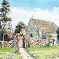 Abberley Norman Church Worcestershire greeting card