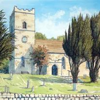 Doddington St Johns Church nr Clee Hill  Cleobury Mortimer Shropshire