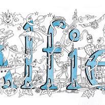 Alphie Name art card ( your short message can be added free)