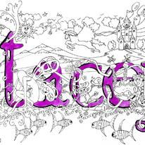 Stacey Name art greeting  card ( your short message can be added free)