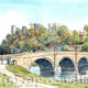 Dinham Bridge and Ludlow…
