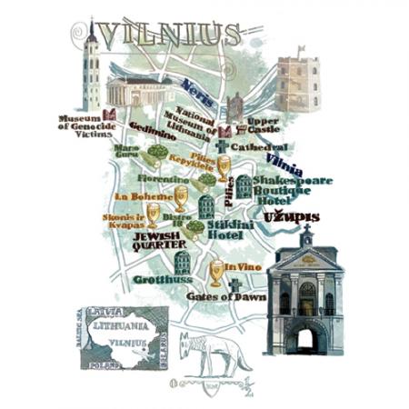 Vilnius in Lithuania