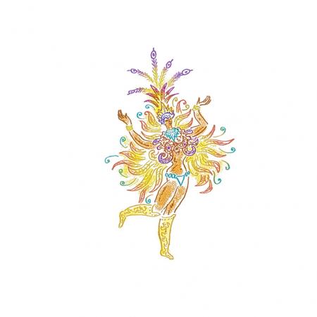 carnival dancer colombia