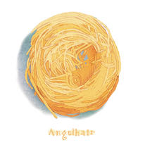 hidden angelhair pasta