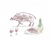 boar sausages