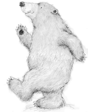 Early sketch for Gruff