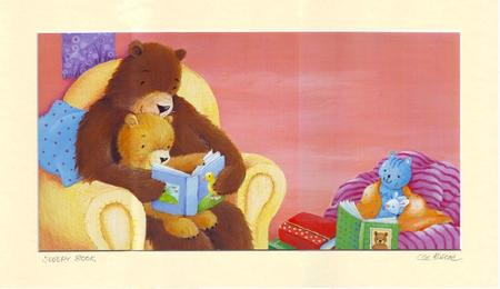 Sleepy Book (from 'Sleepy Me') signed and mounted
