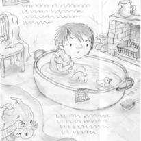 Early sketch for 'Too Hot To Hug'