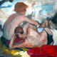 beach 2 | (sold) | 100 x 100cm | acrylic on canvas beach 2