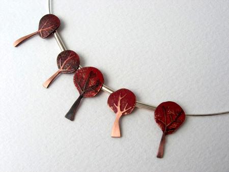 5 trees necklace
