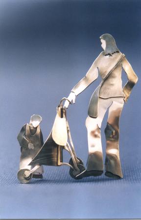 Woman with buggy