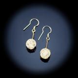 Sterling silver & rock crystal earrings 01164 - 