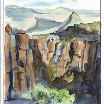 valley of desolation2 (greetings card)
