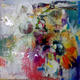 Blaze | £690(sold) | 56 x 56cm | Mixed media painting, resin Blaze