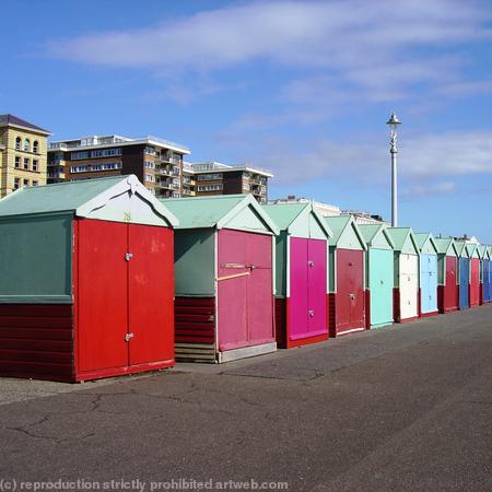 Brighton beach huts