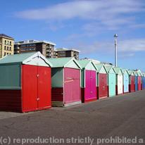 Brighton beach huts