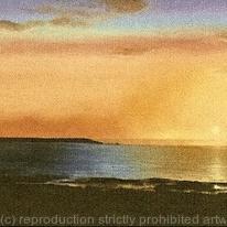 Sunset over the Estuary (2005 - private collection)