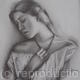 'The Muse' - Ellen Terry… | £60 | 35 x 35cm | Pencil on Paper 'The Muse' - Ellen Terry…