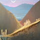 Monastry in Atlas Mountains | | 60 x 100cm | Acrylic Painting Monastry in Atlas Mountains