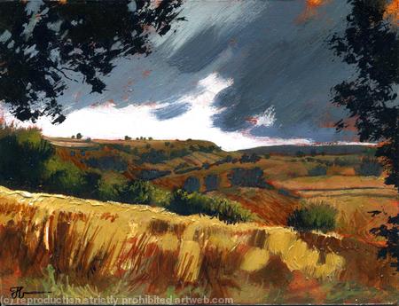 Approaching storm, Wormhill