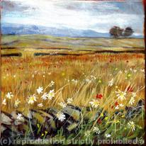A summer heat haze, Derbyshire