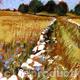 Summer lane, Grindlow | | 12 x 15cm | Acrylic on board Summer lane, Grindlow