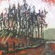 Trees near Devils Bridge | | 15 x 13cm | Acrylic on Canvas Trees near Devils Bridge