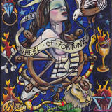 Number 19 The Wheel of Fortune - Acrylic on Canvas