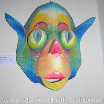 Rainbow alien mask