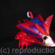 red bird mask