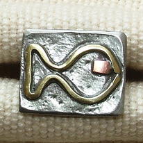   fish cufflink  