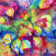 In the Tulips | £395 | 105 x 145cm | Watercolour Signed Limited Edition Giclee Print on Canvas In the Tulips
