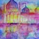 Pavilion | £395 | 105 x 145cm | Watercolour Signed Limited Edition Giclee Print on Canvas Pavilion