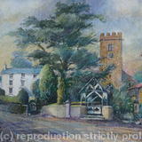 Bodfari, Denbighshire - Watercolour 