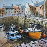 Crail, Fife, Scotland - Watercolour & pen 