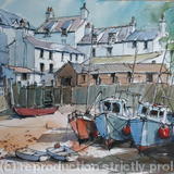 Polperro, Cornwall - Pen and watercolour