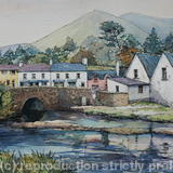 Leenane, County Connemara, Ireland - Pen and watercolour