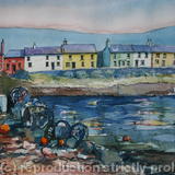 Portmagee, County Kerry, Ireland - Pen & watercolour 