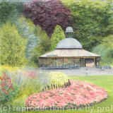 Magnesia Wells Cafe, Valley Gardens, Harrogate - Oil on Canvas