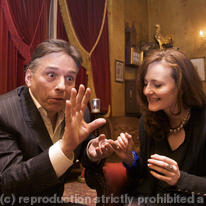 Simon Drake, magician for the Sunday Express