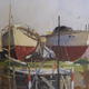 Rye Boats | | 7 x 11cm | Oilon Board Rye Boats