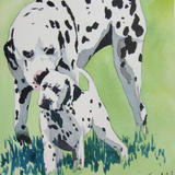 Making Friends - Watercolour