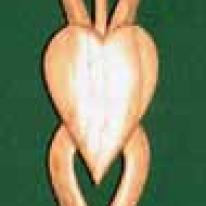 A30* Daffodil, Heart and stylised flame 34.00