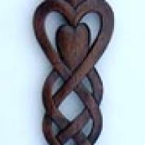 W10* Celtic Cross, Hearts and open Knotwork 79.00