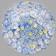 Hydrangea wall piece