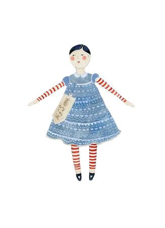 Little doll in lace dress