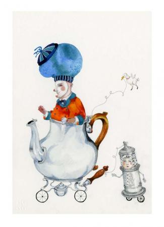 Man in a kettle