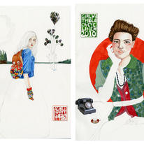 Two images from sketchbook