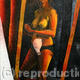 Excorcising the demons,… | | 1 x 83cm | Oil on canvas Excorcising the demons,…